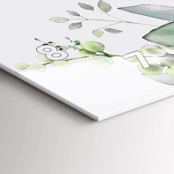 Vízszintes üvegóra Növények levelei