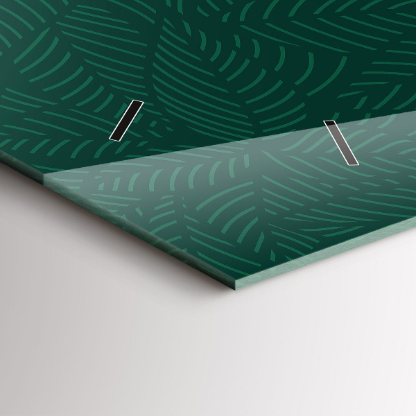 Vízszintes üvegóra Levélminta