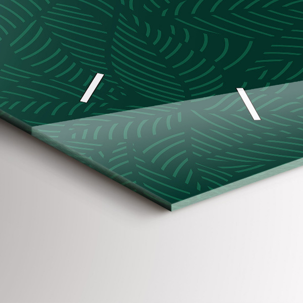 Vízszintes üvegóra Levélminta