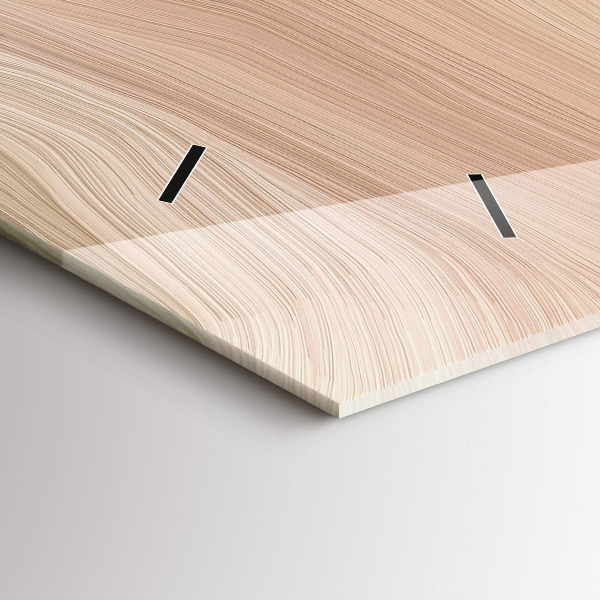 Vízszintes üvegóra Hullám absztrakció