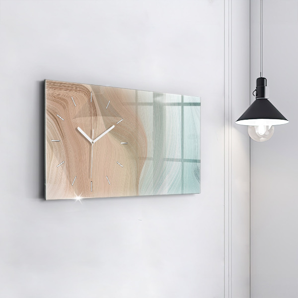 Vízszintes üvegóra Hullám absztrakció