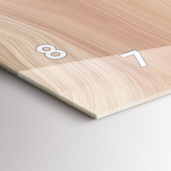 Vízszintes üvegóra Hullám absztrakció