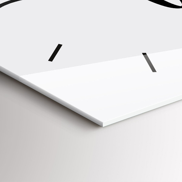 Vízszintes üvegóra A feliratcsalád