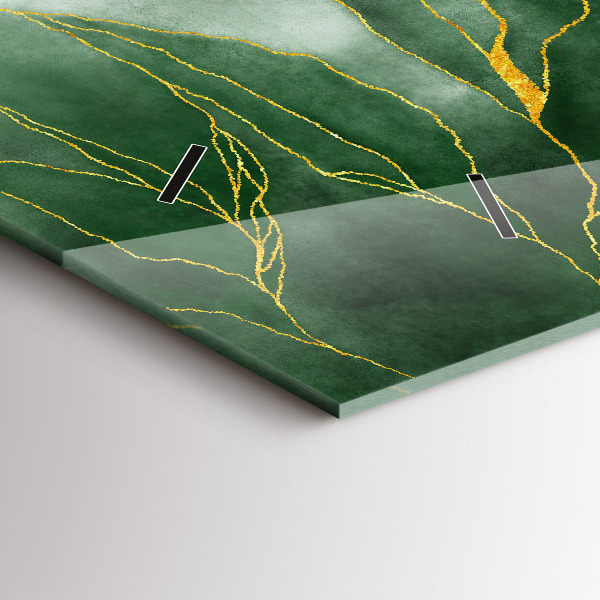 Vízszintes üvegóra Absztrakciós levelek