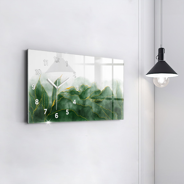 Vízszintes üvegóra Absztrakciós levelek