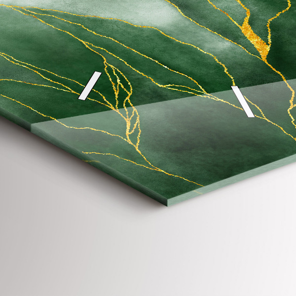 Vízszintes üvegóra Absztrakciós levelek