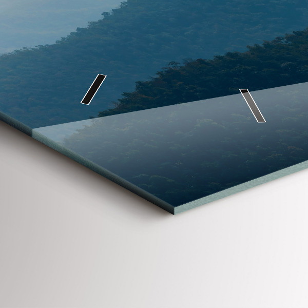 Vízszintes üvegóra Táj absztrakt