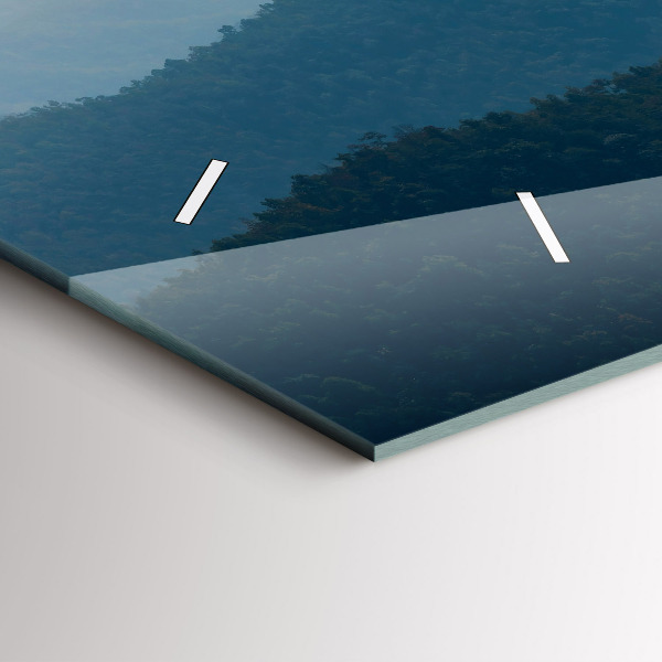 Vízszintes üvegóra Táj absztrakt