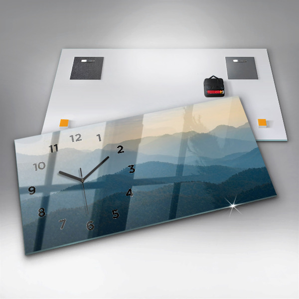 Vízszintes üvegóra Táj absztrakt