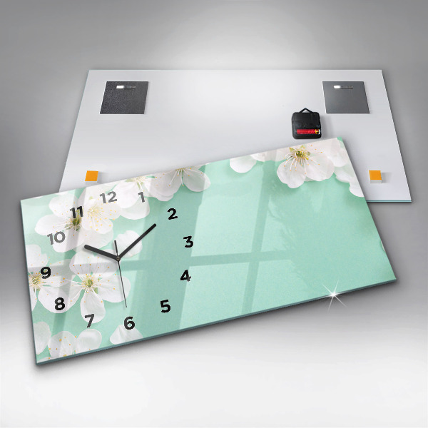 Vízszintes üvegóra Virágzó százszorszépek