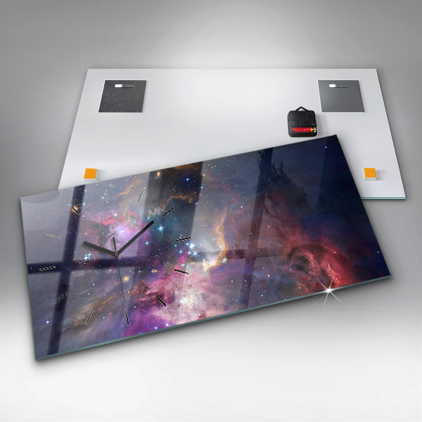 Vízszintes üvegóra Galaxis világ