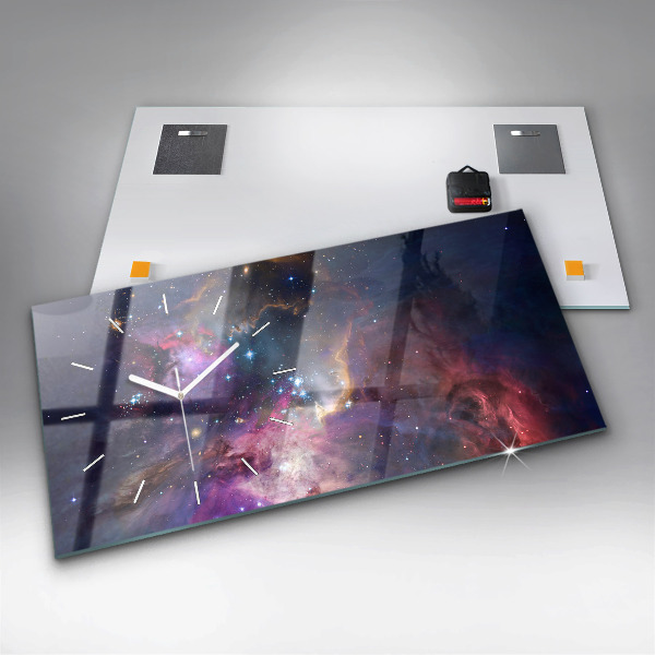 Vízszintes üvegóra Galaxis világ