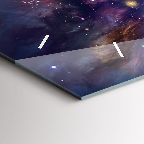 Vízszintes üvegóra Galaxis világ