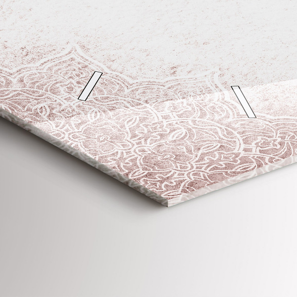 Vízszintes üvegóra Dekoratív minta