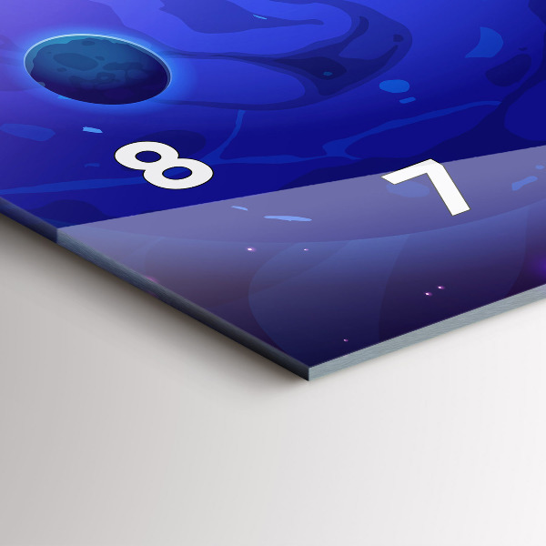 Vízszintes üvegóra Bolygók galaxis