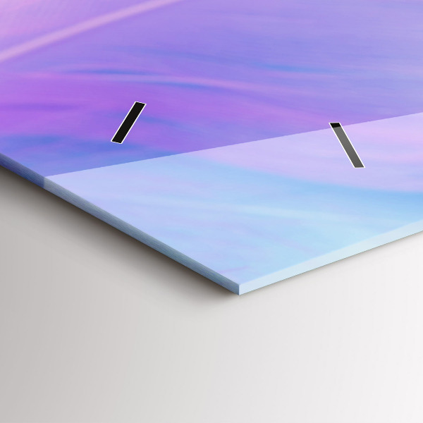 Vízszintes üvegóra Színes tollak