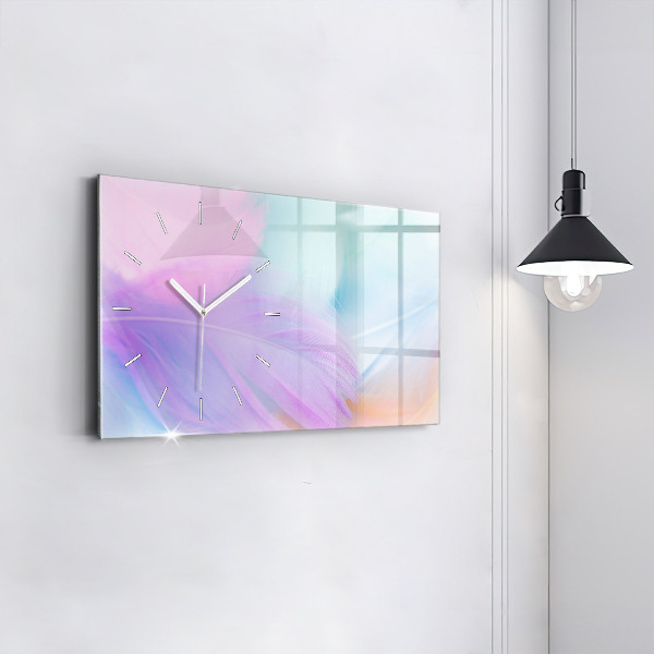 Vízszintes üvegóra Színes tollak