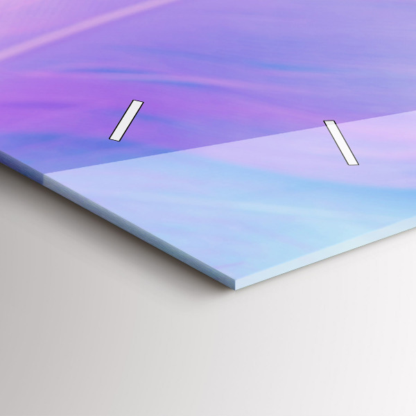 Vízszintes üvegóra Színes tollak