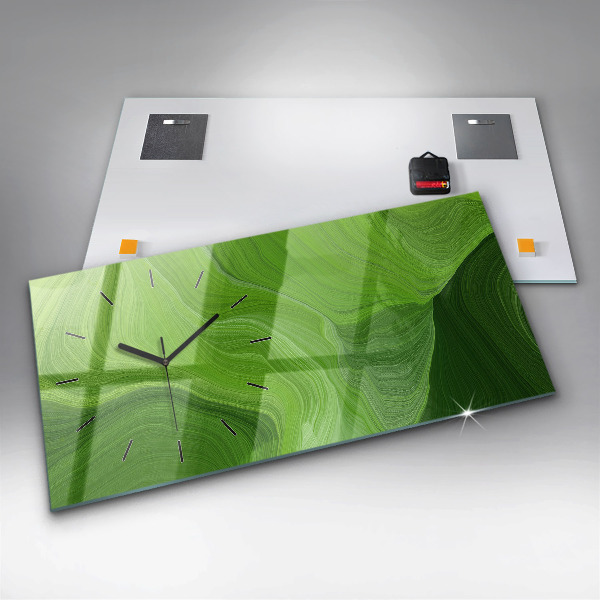 Vízszintes üvegóra Modern hullámok