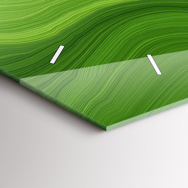 Vízszintes üvegóra Modern hullámok