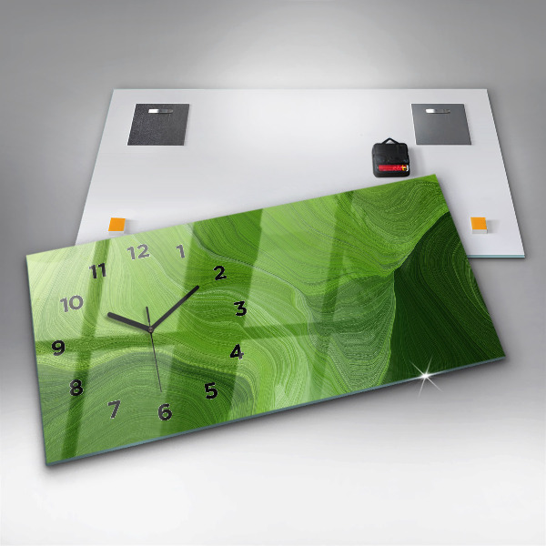 Vízszintes üvegóra Modern hullámok