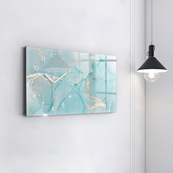 Vízszintes üvegóra Dekoratív márvány