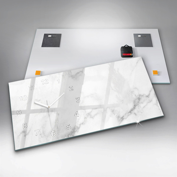 Vízszintes üvegóra Márvány