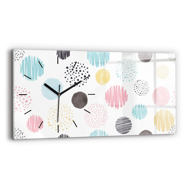 Vízszintes üvegóra Geometriai minta