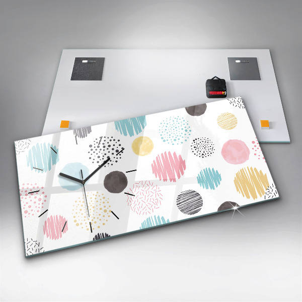 Vízszintes üvegóra Geometriai minta