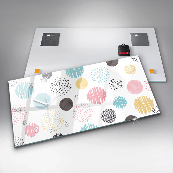 Vízszintes üvegóra Geometriai minta