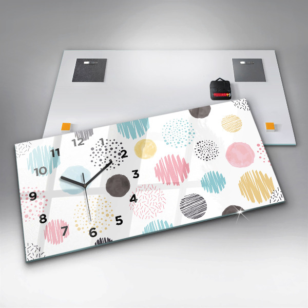 Vízszintes üvegóra Geometriai minta