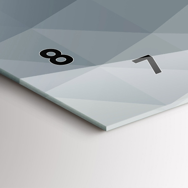 Vízszintes üvegóra Hullám absztrakció