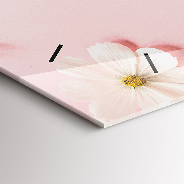 Vízszintes üvegóra Százszorszép virágok