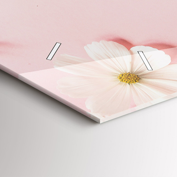 Vízszintes üvegóra Százszorszép virágok