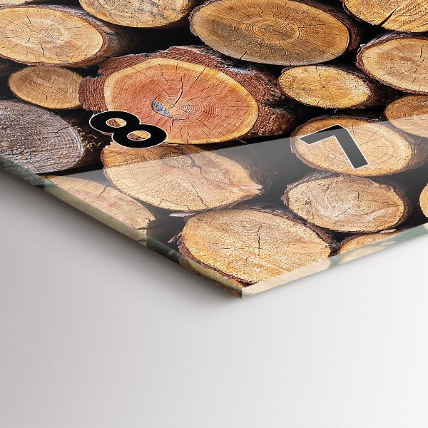 Vízszintes üvegóra Fa gyűrűk