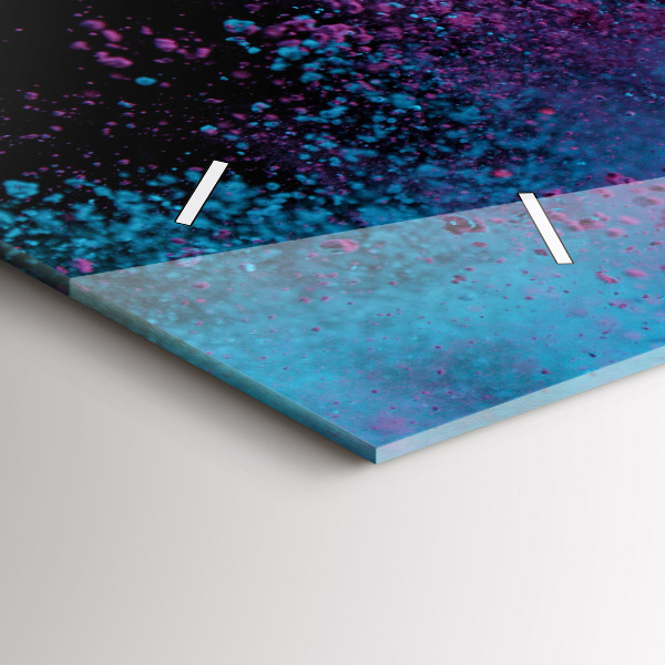 Vízszintes üvegóra A színek robbanása