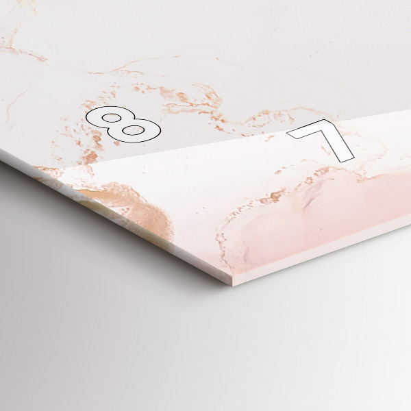 Vízszintes üvegóra Absztrakt festészet