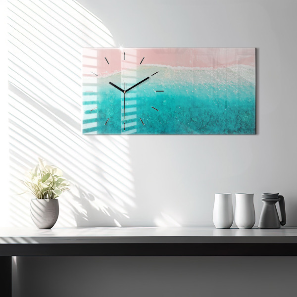 Vízszintes üvegóra Tengerparti homok