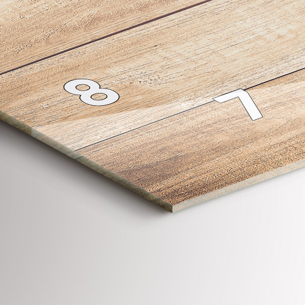 Vízszintes üvegóra Fa textúra