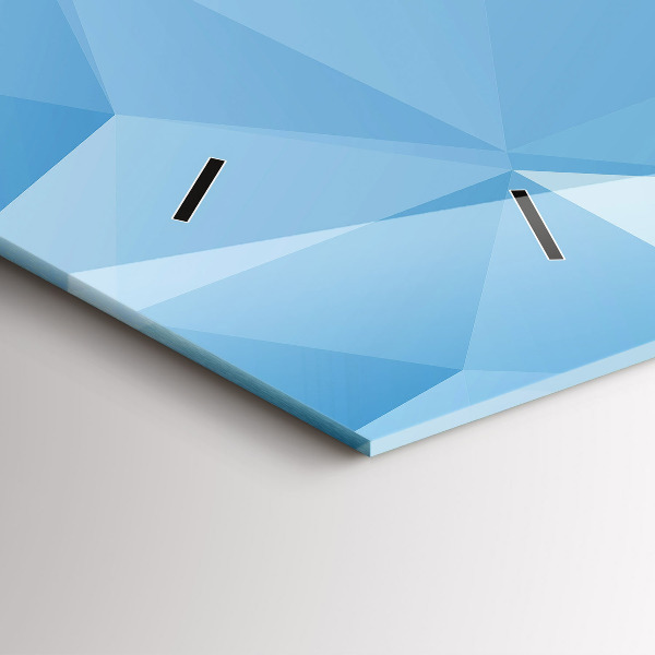 Vízszintes üvegóra Háromszögek absztrakt