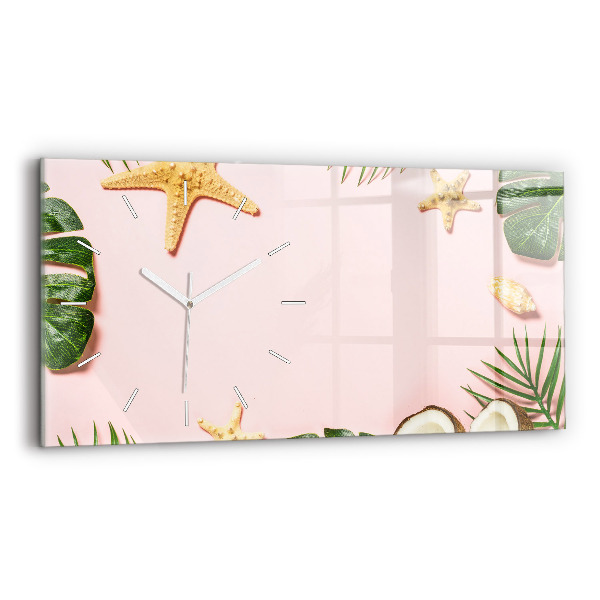 Vízszintes üvegóra Nyári hangulat