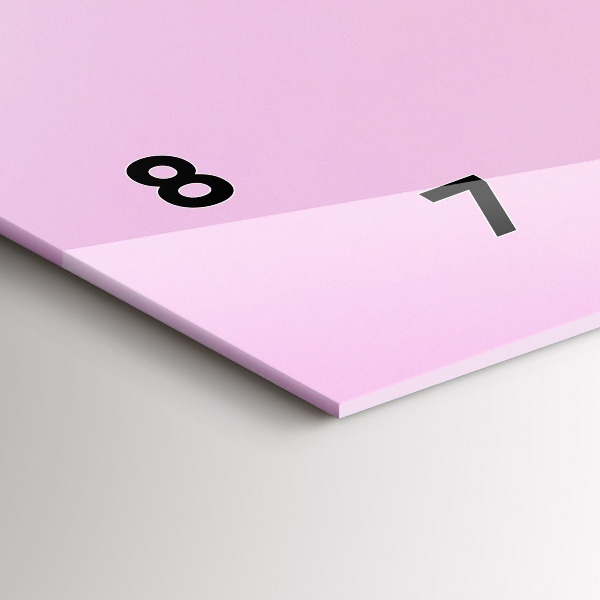 Vízszintes üvegóra Virágok szíve