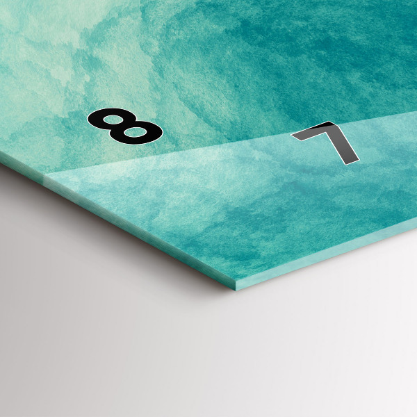 Vízszintes üvegóra Absztrakciós mélység