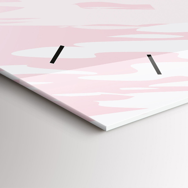 Vízszintes üvegóra Pasztell absztrakció