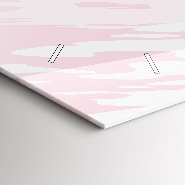 Vízszintes üvegóra Pasztell absztrakció