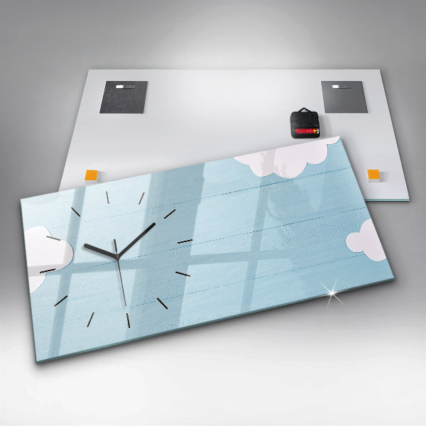 Vízszintes üvegóra Gyermek tábla