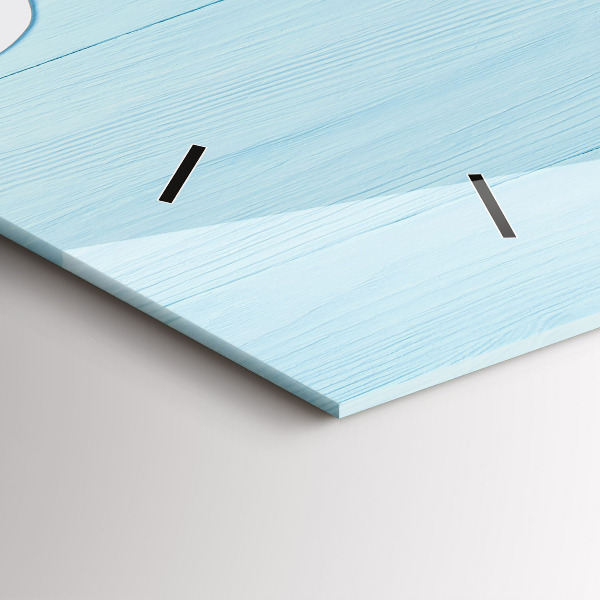 Vízszintes üvegóra Gyermek tábla