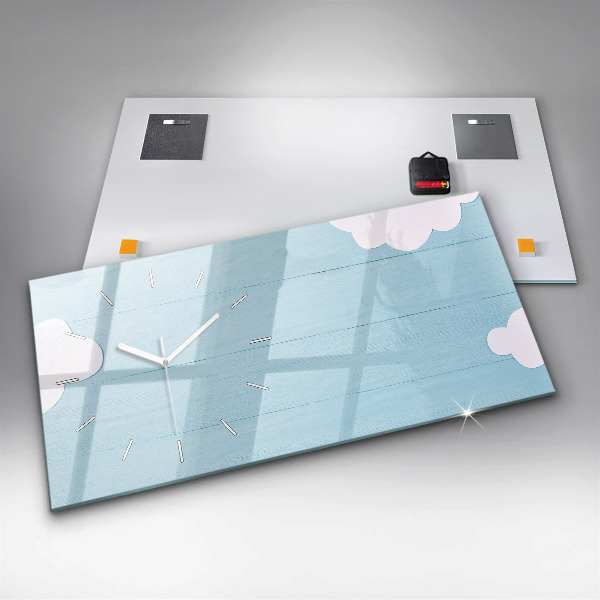 Vízszintes üvegóra Gyermek tábla