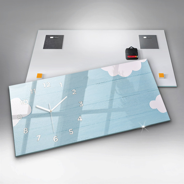 Vízszintes üvegóra Gyermek tábla