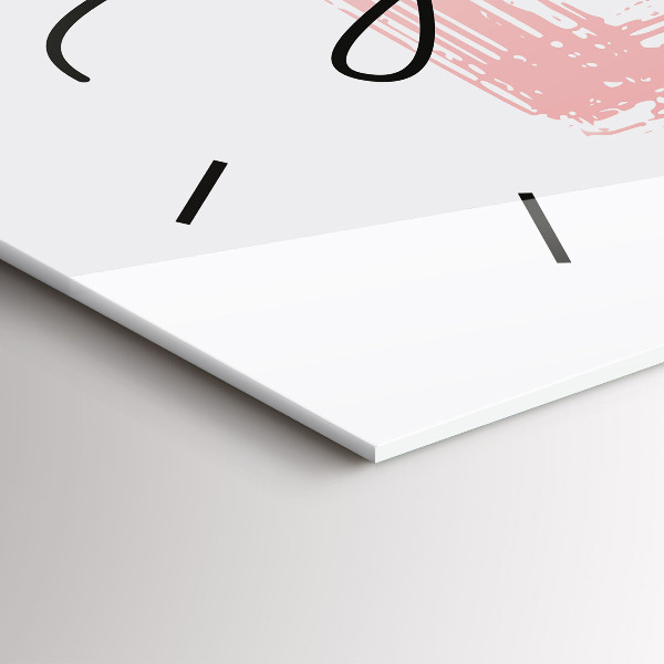 Vízszintes üvegóra Szeresd magad felirat